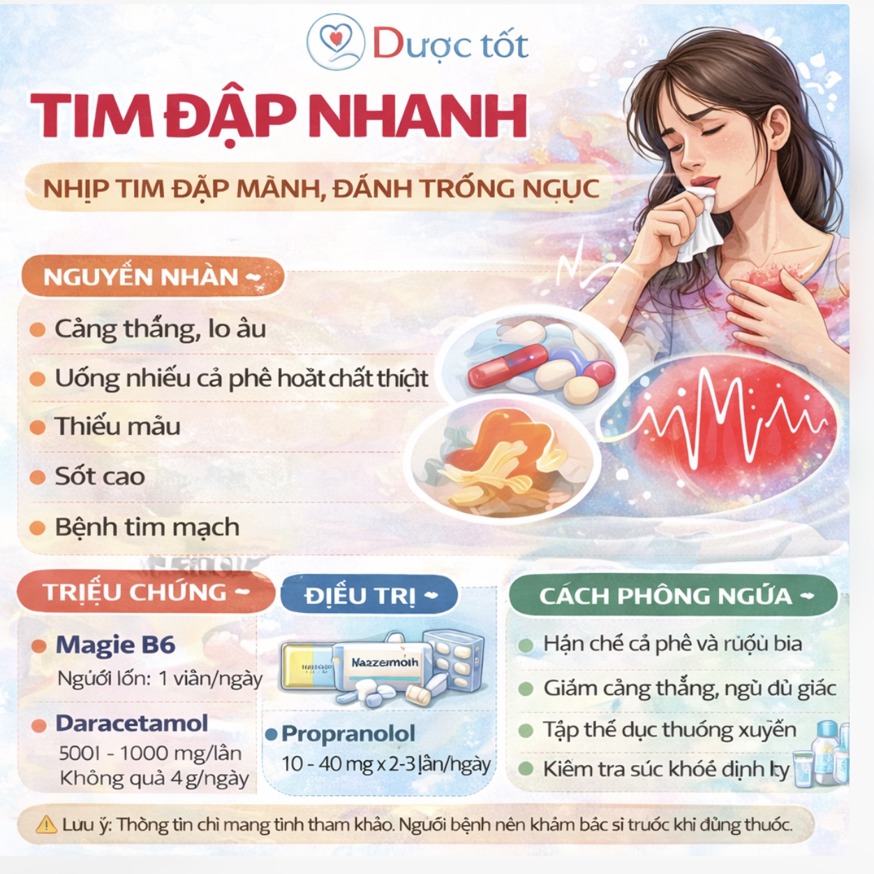 TIM ĐẬP NHANH THÌ NÊN LÀM SAO?