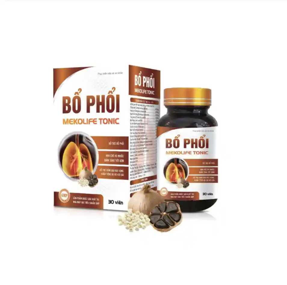 Bổ phổi mekolife tonic mekong (c/30v) Nâu