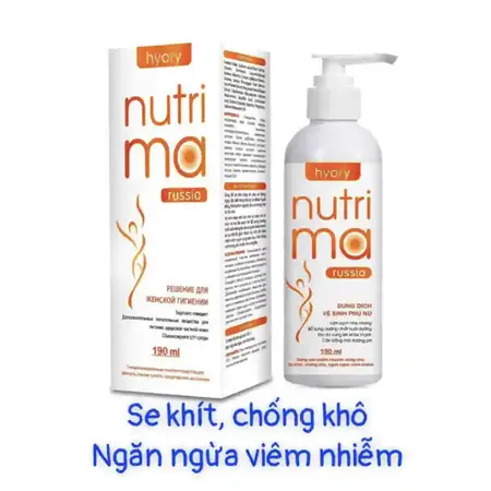 Dung dịch vệ sinh giảm ngứa khí hư nutrima russia hyory (c/190ml) (Cam)