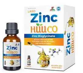 Laso KẼM ION – HỮU CƠ Kích thích Vị giác