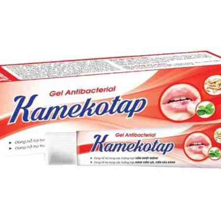 Gel nhiệt miệng antibacterial kamekotap mekong (t/10gr)
