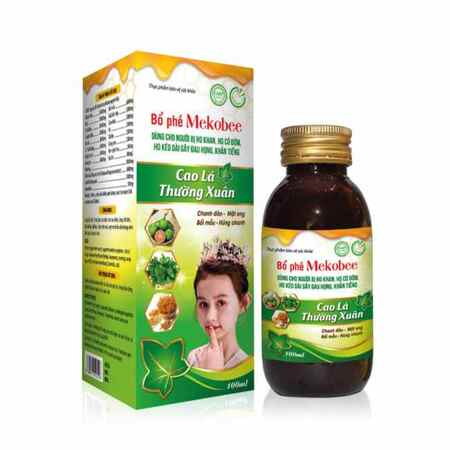 Hỗ trợ bổ phế meko bee cao lá thường xuân mekong (c/100ml)