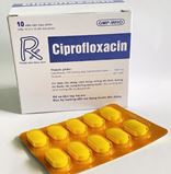Thuốc kháng sinh CIPROFLOXACIN - Ciprofloxacin 500mg