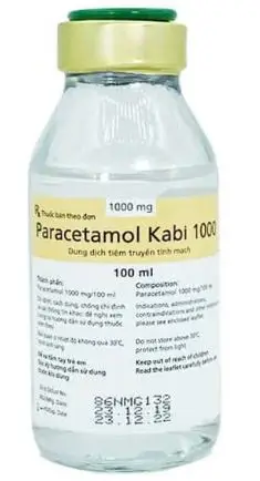 Thuốc Paracetamol Kabi 1000mg Fresenius Kabi giúp giảm đau, hạ sốt (48 chai x 100ml)