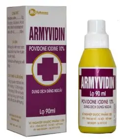 Dung dịch sát khuẩn Armyvidin hộp 1 lọ 90ml