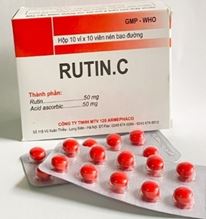 Thuốc Rutin C hỗ trợ điều trị các triệu chứng xuất huyết