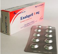 Thuốc Enalapril 5mg điều trị tăng huyết áp, suy tim sung huyết