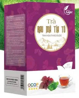 Trà rau má tía tô Giga dạng hộp