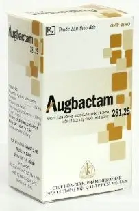 Thuốc kháng sinh Augbactam 281,25mg hộp 12 gói thuốc bột uống