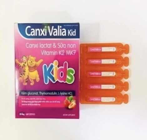 CANXI VALIA KID bổ xung canxi,giúp phát triển chiều cao, giúp bé phát triển xương và răng