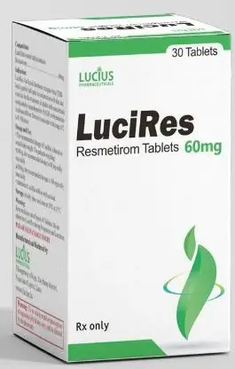 Thuốc LuciRes (Resmetirom 60mg) Lucius – Điều trị gan nhiễm mỡ (hộp 30 viên)