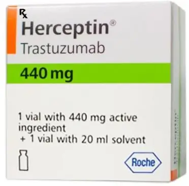Bột pha tiêm Herceptin 440mg điều trị ung thư vú (1 lọ bột + 1 lọ dung môi 20ml)