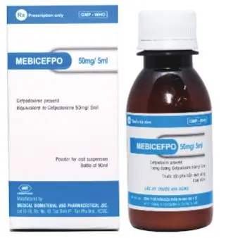 Thuốc MEBICEFPO 50mg/ 5ml điều trị nhiễm khuẩn