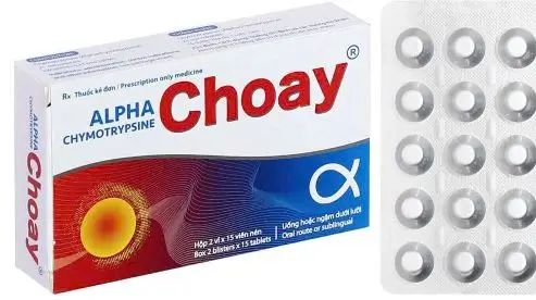 Thuốc Alpha Choay Chymotrypsine điều trị phù nề và kháng viêm