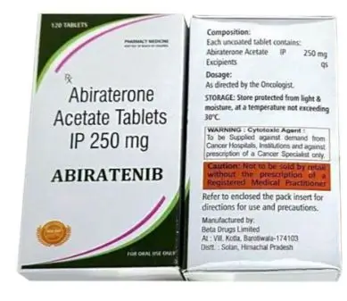 Thuốc Abiratenib 250mg điều trị ung thư
