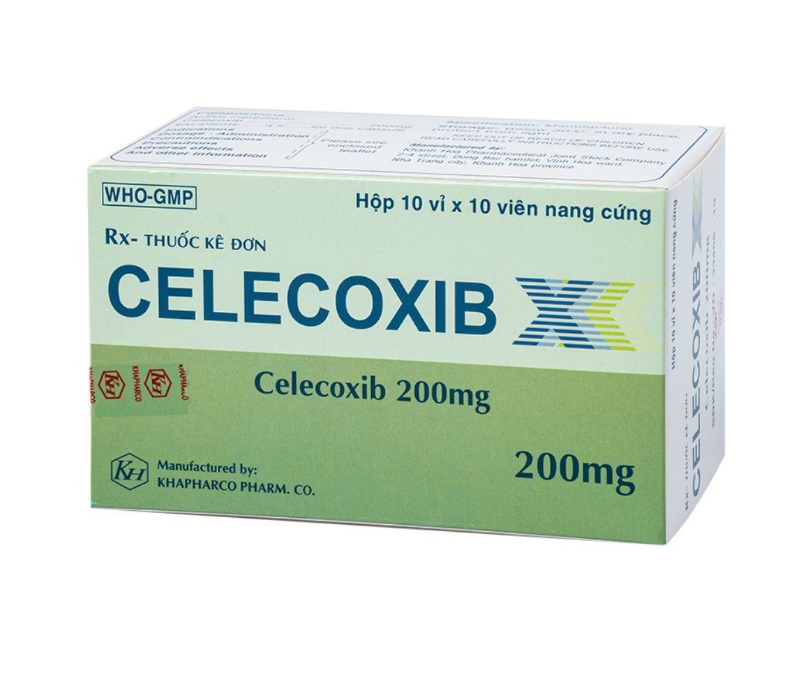 Celecoxib 200mg Khapharco (hộp 10 vỉ/ 10 viên)