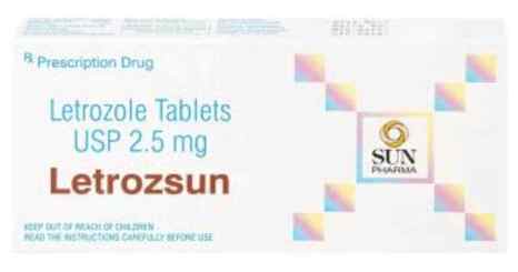 Letrozsun 2.5mg điều trị ung thư