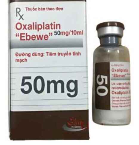 Oxaliplatin Ebewe 50mg/10ml điều trị ung thư