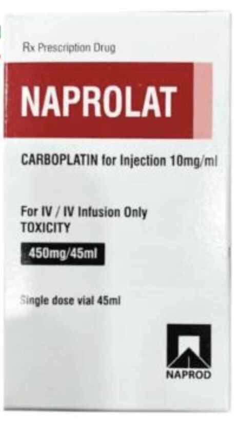 Naprolat 450mg/45ml điều trị ung thư