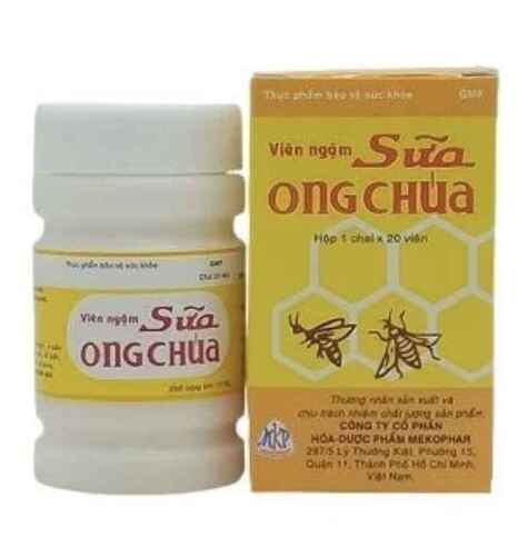 Kẹo Sữa Ong Chúa Mekophar (Chai/20 Viên)