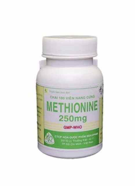 Methionine 250Mg Mekophar Viên Nang (C/100V)