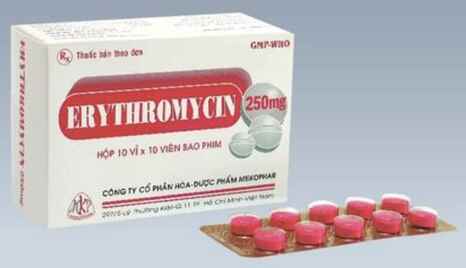 Erythormycin 250 VIÊN MKP Hộp 100 viên