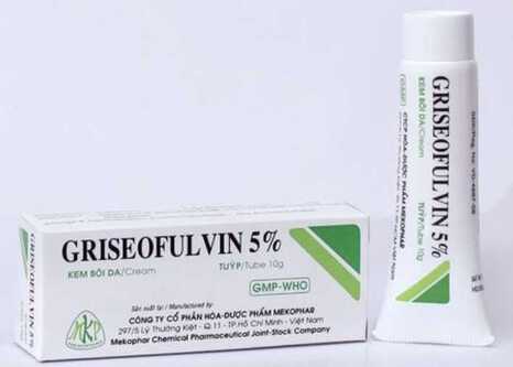Griseofulvin 5% Mekophar (Lốc/10t/10gr)
