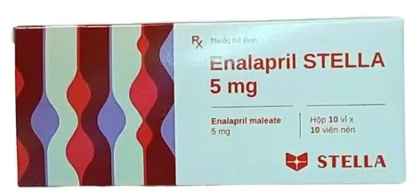 Enalapril 5mg Stella (H/100v) (viên nén)