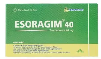 Viên nén bao phim Esoragim 40mg trị loét dạ dày tá tràng viêm thực quản trào ngược