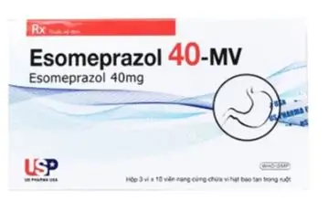 Thuốc Esomeprazol 40-Mv Usp điều trị trào ngược dạ dày, thực quản, loét dạ dày tá tràng