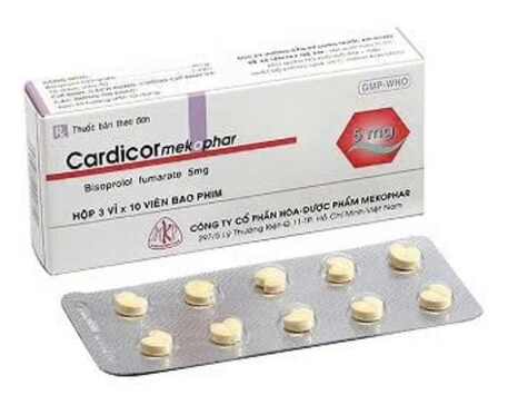 Cardicor bisoprolol 5mg mekophar (h/30v)
