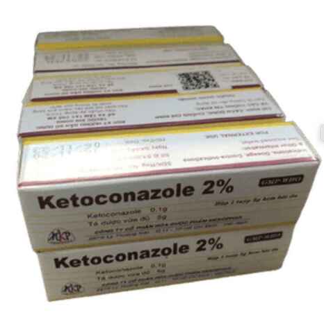 Ketoconazole 2% Mekophar (Lốc/10t/5gr)