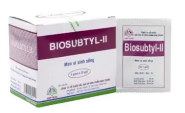 Men tiêu hoá sống Biosubtyl-II điều trị tiêu chảy, viêm đại tràng, rối loạn tiêu hoá