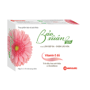Hỗ Trợ Đẹp Da Bảo Xuân Skin Nam Dược (H/20v)