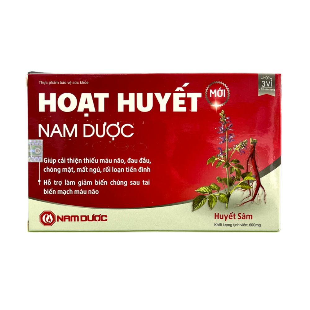 Hoạt Huyết Nam Dược (Hộp 30 viên)