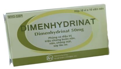 Thuốc Dimenhydrinat 50mg Khapharco
