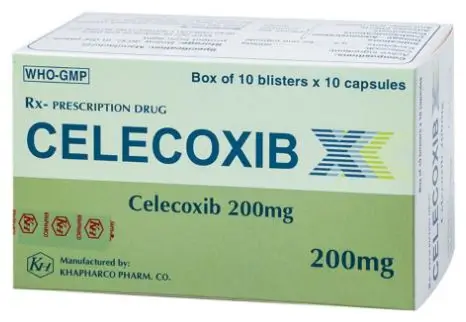 Thuốc Celecoxib 200mg Khapharco điều trị viêm khớp
