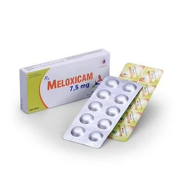 Thuốc Meloxicam 7.5mg điều trị viêm xương khớp, viêm cột sống (2 vỉ x 10 viên)