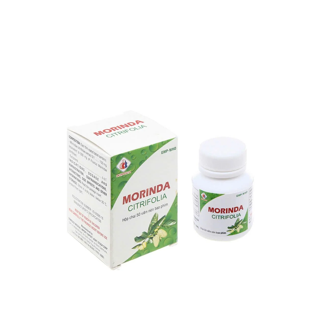 Morinda citrifolia domesco (chai/50v)