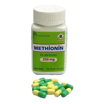 Thuốc Methionin 250mg Domesco điều trị quá liều paracetamol (chai/100 viên)