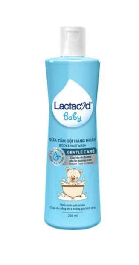 Sữa Tắm Gội Lactacyd Baby Gentle Care Sanofi (C/250ml)