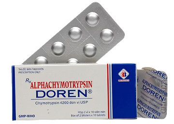 Alphachymotrypsin Doren Domesco (Hộp/20v)