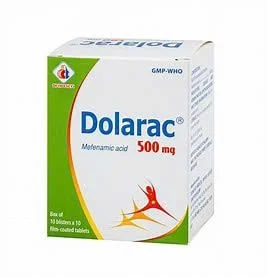 Dolarac Mefenamic 500mg Domesco (Hộp/100v)