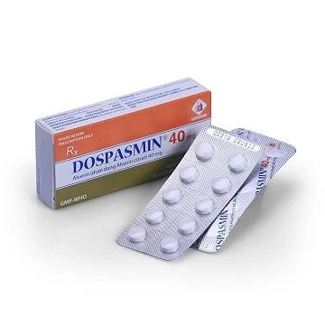 Thuốc Dospasmin 40mg Domesco điều trị hội chứng ruột kích thích, đau túi thừa ruột kết (3 vỉ x 10 viên)