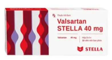 Thuốc Valsartan Stella 40mg điều trị tăng huyết áp, suy tim (3 vỉ x 10 viên)