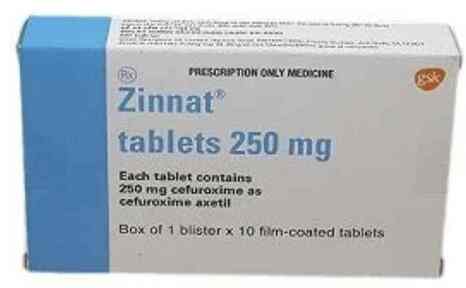 Zinnat 250mg Gsk (H/10v)