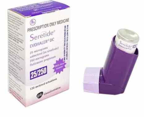 Seretide Evohaler 25/250 Gsk (C/120liều Xịt)