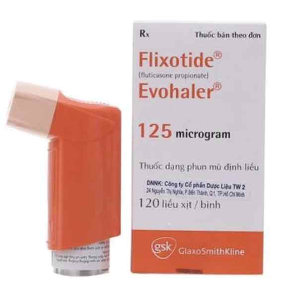 Flixotide evohaler 125mcg Gsk (c/120 liều xịt)
