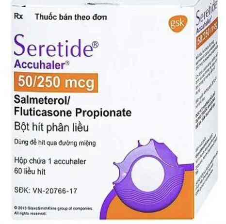Seretide Accuhaler 50/250 Gsk (C/60liều)