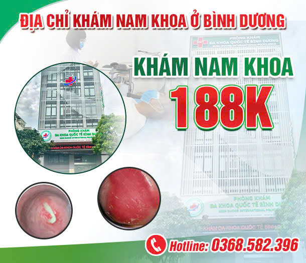 Địa chỉ khám Nam khoa tại Bình Dương uy tín
